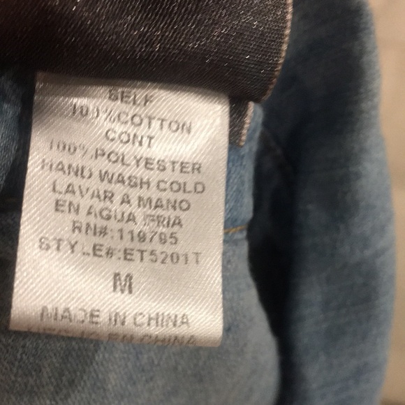 Western blue Jean top - Picture 5 of 5